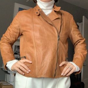 Italian leather jacket from renowned Florence leather shop, Peruzzi